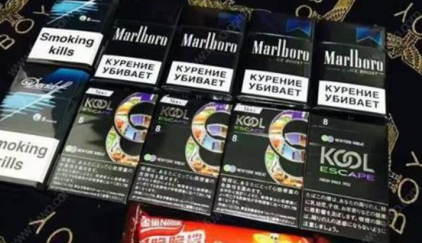 韩国香烟黑色细长支卡比龙特征